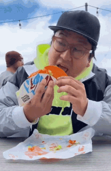 Eating Taco Nick Cho GIF - Eating Taco Nick Cho Your Korean Dad GIFs