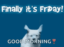 Finally Its Friday Dog Puppy Jumping GIF - Finally Its Friday Dog Puppy Jumping Good Morning GIFs