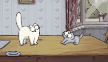 котсаймона кот саймона показывает язык бебебе GIF - Simons Cat Cat Bebebe GIFs