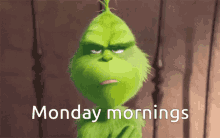 Monday Monday Morning GIF - Monday Monday Morning Grinch GIFs