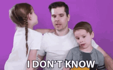 I Dont Know Carson Crosby GIF - I Dont Know Carson Crosby Claire Crosby GIFs