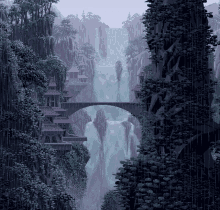 Landscape Waterfall GIF - Landscape Waterfall Rain GIFs