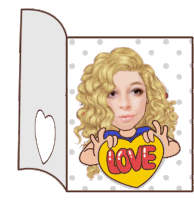 Love Blonde Sticker - Love Blonde Greeting Card Stickers