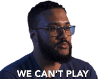 We Cant Play Not Allowed Sticker - We Cant Play Not Allowed We Cant Do It Stickers