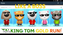 Like A Boss Talking Tom Gold Run GIF - Like A Boss Talking Tom Gold Run Smile GIFs