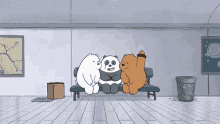 panda playing