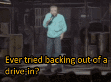 George Carlin Drive GIF - George Carlin Drive Ever Tried Backing Out Of A Drive In GIFs
