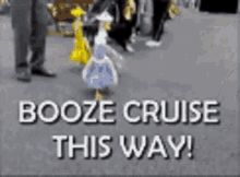 Booze Cruise This Way Waddling GIF - Booze Cruise This Way Waddling Ducks GIFs