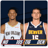 New Orleans Pelicans (105) Vs. Denver Nuggets (116) Post Game GIF - Nba Basketball Nba 2021 GIFs