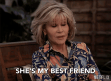 Shes My Best Friend Jane Fonda GIF - Shes My Best Friend Jane Fonda Grace Hanson GIFs