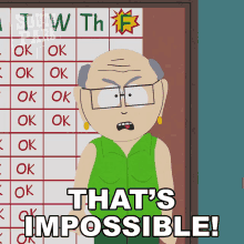 Thats Impossible Herbert Garrison GIF - Thats Impossible Herbert Garrison South Park GIFs