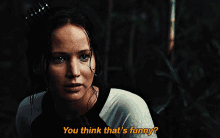 The Hunger Games You Think Thats Funny GIF - The Hunger Games You Think Thats Funny Is That Supposed To Be Funny GIFs
