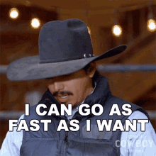 I Can Go As Fast As I Want Stephen Yellowtail GIF - I Can Go As Fast As I Want Stephen Yellowtail Ultimate Cowboy Showdown GIFs