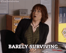 Barely Surviving GIF - Surviving Barely Surviving Teacher Series GIFs