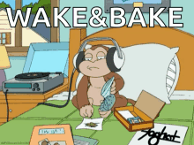 wake waken bake wake and bake high stoner