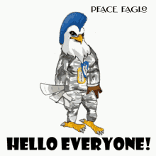peace eagle hello everyone