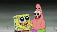 best friends ever gif spongebob