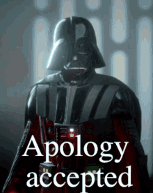 Darth Vader Apology Accepted GIF - Darth Vader Apology Accepted Apologize GIFs