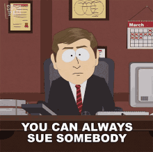 you can always sue somebody hoffman and turk attorney south park s16e1 reverse cowgirl