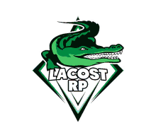 lacost rp crocodile logo glitch