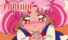 Sailor Moon Chibiusa Porfi GIF - Chibusa Sailor Moon Please GIFs