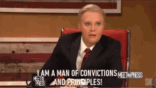 I Am A Man Of Convictions And Principles Lindsey Graham GIF - I Am A Man Of Convictions And Principles Lindsey Graham Meet The Press GIFs