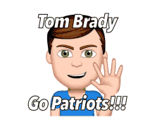 Tom Brady Go Patriots GIF - Tom Brady Go Patriots Waving GIFs