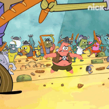 Fighting Patrick Star GIF - Fighting Patrick Star Spongebob Squarepants GIFs