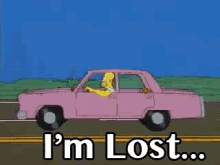 I'M Lost.. GIF - The Simpsons Homer Simpson Im Lost GIFs