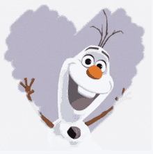 Olaf Frozen GIF - Olaf Frozen Blow Kiss GIFs