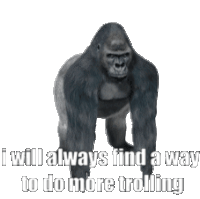 Troll Cannot Stop Sticker - Troll Cannot Stop Monke Stickers