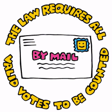 the law requires all valid votes to be counted voting law votes to be counted the law requires vote by mail
