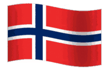 norway flag foxuu waving red and blue