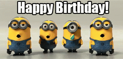 Minions Birthday Gif Birthday Happy Birthday Hbd Discover Share Gifs