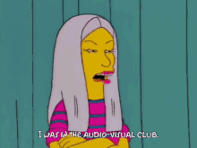 I Was In The Audiovisual Club GIF - I Was In The Audiovisual Club The Simpsons GIFs