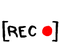 Rec Record Sticker - Rec Record Recording Stickers