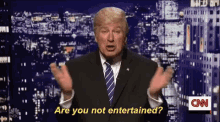 Entertain GIF - Entertain Entertained Are You Not Entertained GIFs