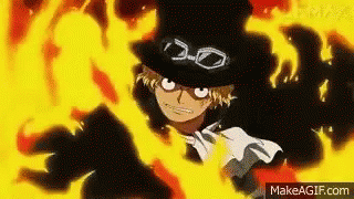 Sabo One Piece Gif Sabo One Piece Flame Discover Share Gifs