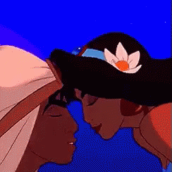 Aladdin And Jasmine Kissing GIFs Tenor.
