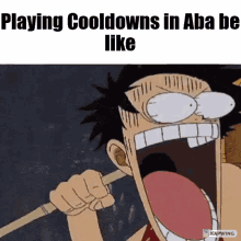 Playing Cooldowns Luffy GIF - Playing Cooldowns Luffy Aba GIFs
