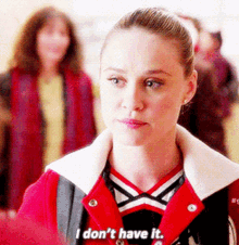 Glee Kitty Wilde GIF - Glee Kitty Wilde I Dont Have It GIFs