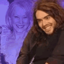 russell brand blush blushing smile shy
