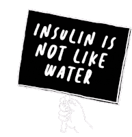 Insulin Is Not Like Water Insulin Sticker - Insulin Is Not Like Water Insulin Water Stickers