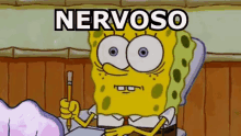 Nervoso Nervosismo Ansia Che Nervi Esame Non Ho Studiato Spongebob GIF - Nervous Anxious Exam GIFs