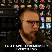 You Have To Remember Everything Keep In Mind GIF - You Have To Remember Everything Keep In Mind Memorize GIFs