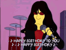 Ramones The Simpsons GIF - Ramones The Simpsons Happy Birthday GIFs