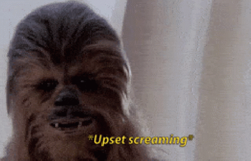 Star Wars Chewbacca GIF - Star Wars Chewbacca Upset Screaming GIFs