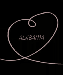 alabama love heart