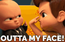 Outta My Face! GIF - The Boss Baby Francis Outta My Face GIFs