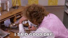 In Said Good Day Willy Wonka And The Chocolate Factory GIF - In Said Good Day Willy Wonka And The Chocolate Factory Have A Good Day GIFs